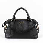 Bolsa Saint Clarie Grande de Couro Croco