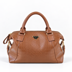 Bolsa Saint Clarie Grande de Couro Croco