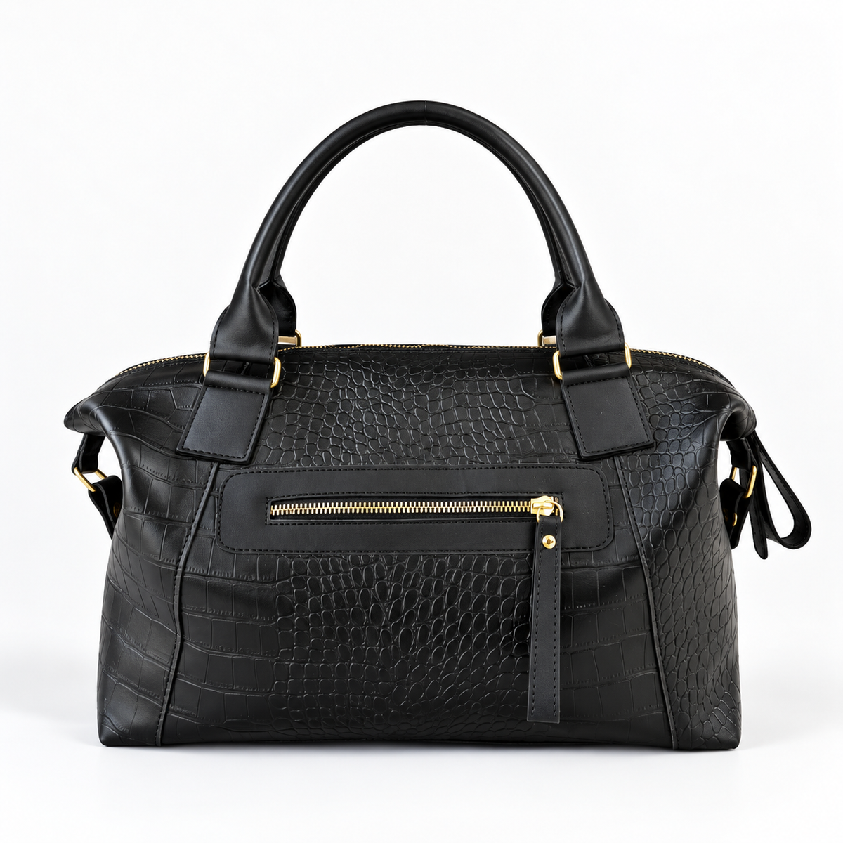 Bolsa Saint Clarie Grande de Couro Croco