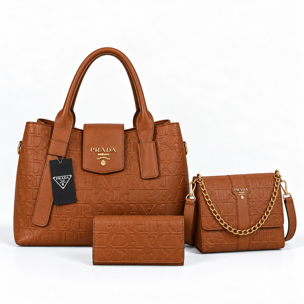Bolsa Prada Milano Royale Kit 3 em 1