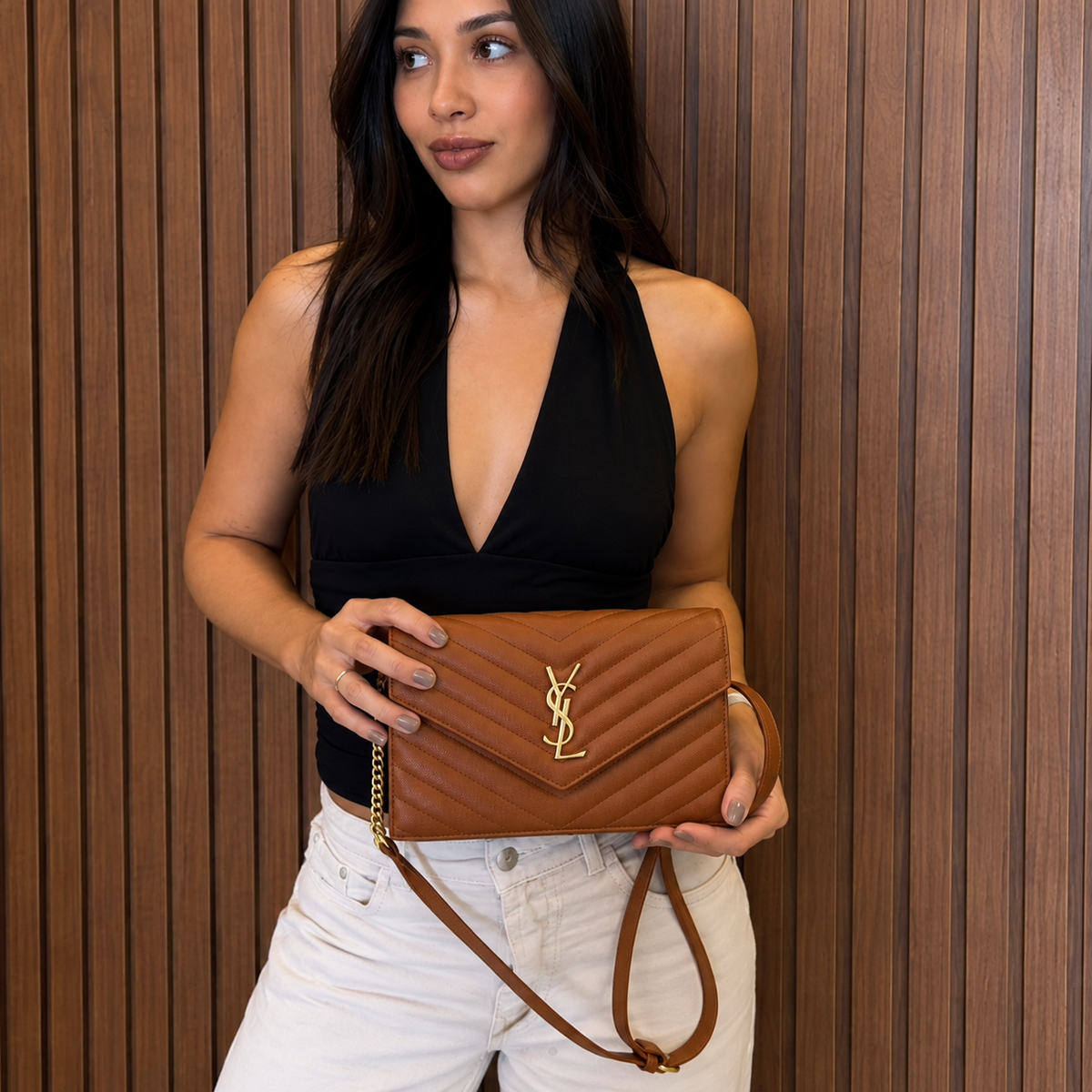 Bolsa Yves Saint Laurent Aura Mini