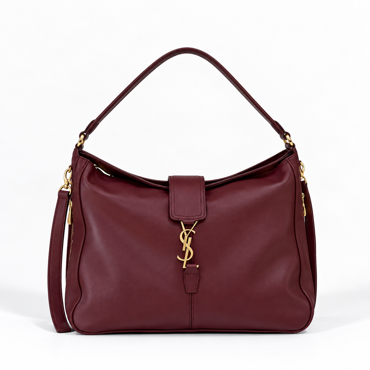 Bolsa Yves Saint Laurent Serena Grande de Couro