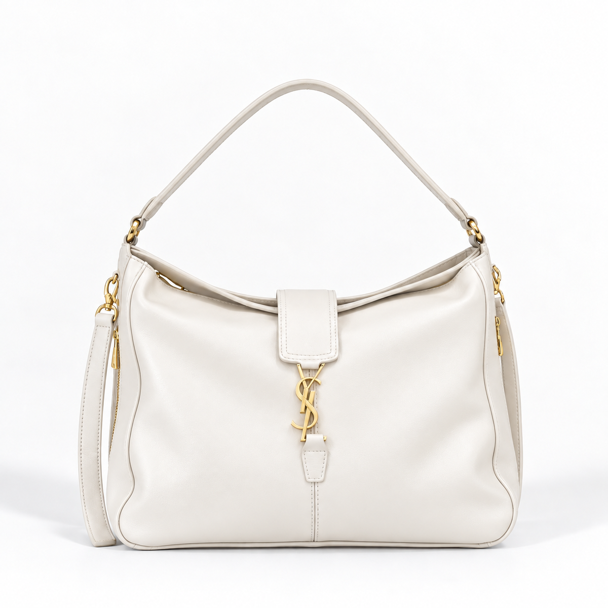 Bolsa Yves Saint Laurent Serena Grande de Couro