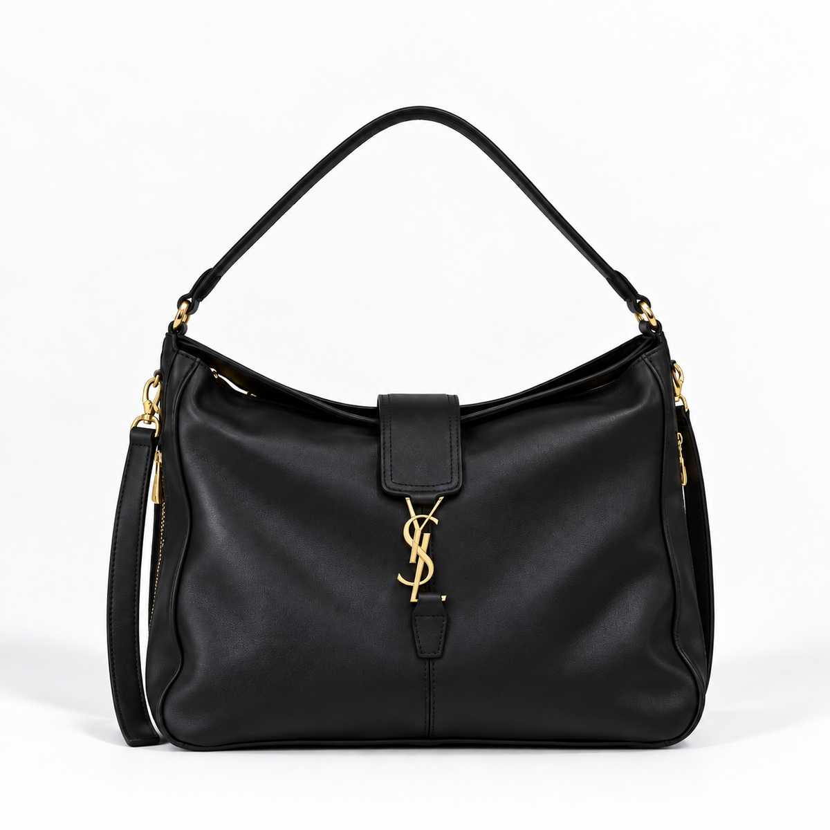 Bolsa Yves Saint Laurent Serena Grande de Couro