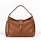 Bolsa Yves Saint Laurent Serena Grande de Couro
