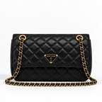 Bolsa Saint Clarie Margot Classic Média de Couro