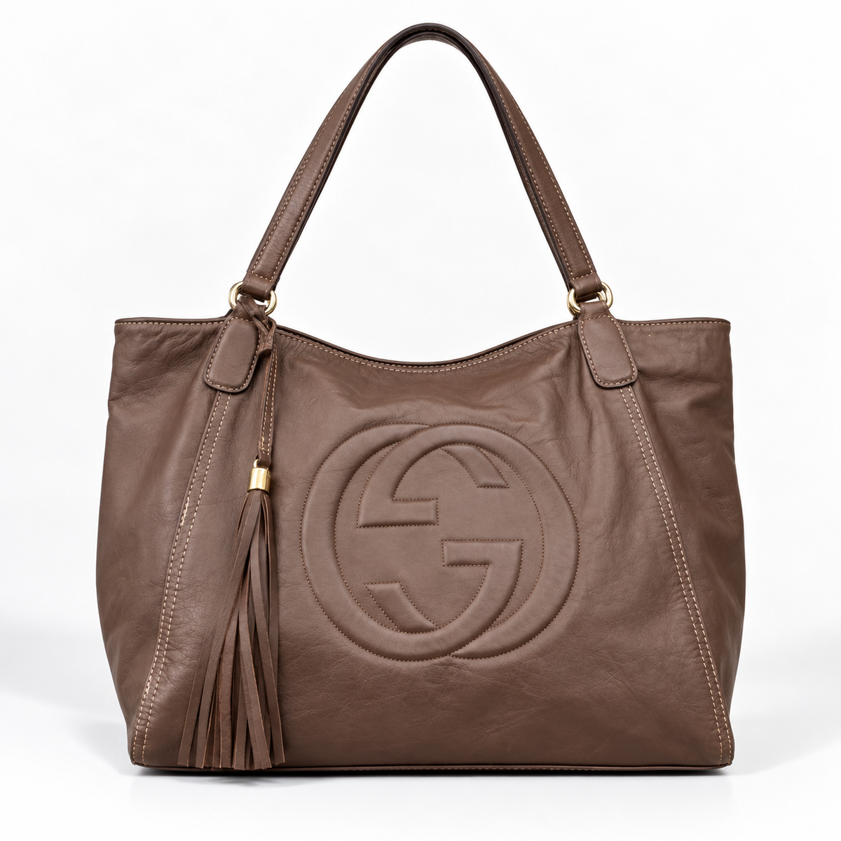 Bolsa Gucci Grande de Couro