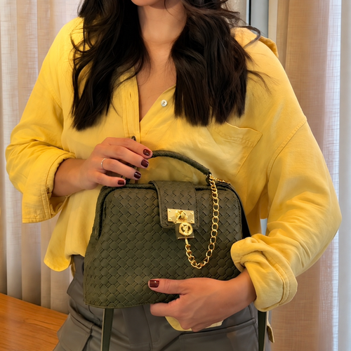 Bolsa Louis Vuitton Yara de Couro Croco