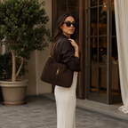 Bolsa Camurça Yves Saint Laurent Selena